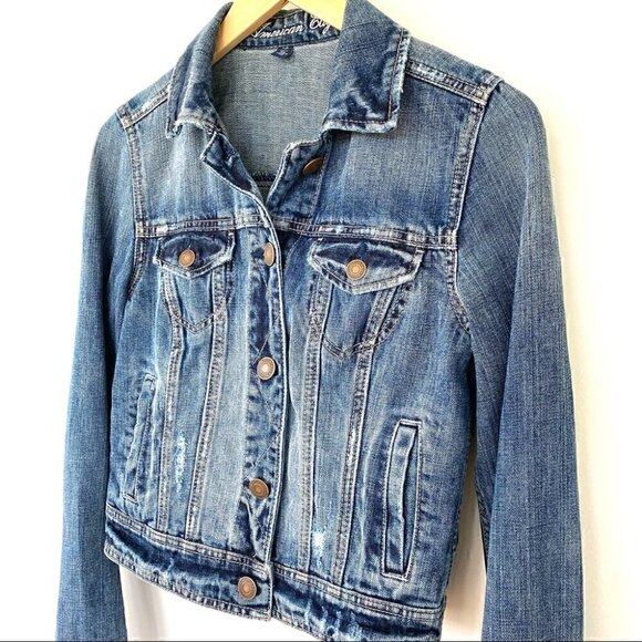 American Eagle Outfitters jean  jacket - Picture 2 of 13